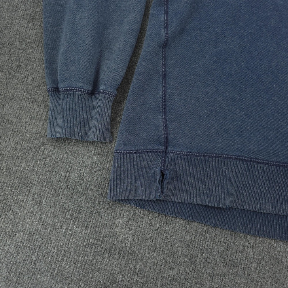 Aerie Pullover Sweatshirt Womens M Blue V Neck Oversized Casual Cozy Lounge Top - Picture 9 of 16
